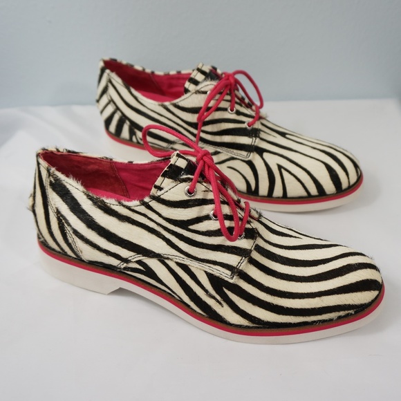 Sperry Shoes - Sperry Top-Sider Zebra Print Oxfords